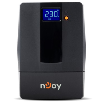 ИБП NJOY Horus Plus 800 (PWUP-LI080H1-AZ01B) Lin.int., AVR, 2 x евро, USB, LCD, пластик