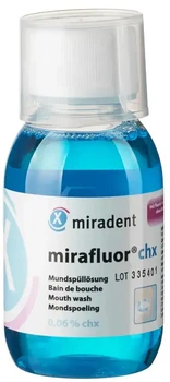 Рідина для полоскання ротової порожнини Miradent Mirafluor CHX 0.06% 100 мл (4250107600566)