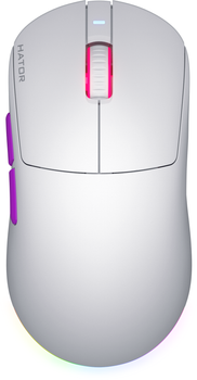 Мышка HATOR Quasar 3 ULTRA 8K Wireless (HTM771) White