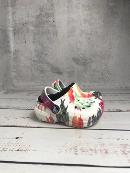 Сабо дитячі для дівчинки CROCKS Lined Tie Dye 28/29р-18.5см Різнобарвний (661)