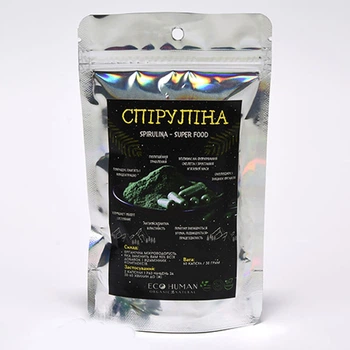 Спіруліна Ecohuman Spirulina 60 Caps