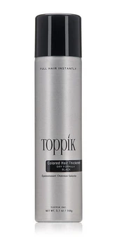 Спрей-фарба загущувач для волосся Toppik чорний (Black)