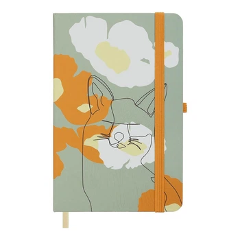 Книга записная Buromax Nature 136х207мм в клетку 96 листов твердая обложка (BM.255108-36)
