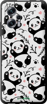 TPU чохол на Xiaomi Redmi Note 11T Pro Панди "4318b-2644-70447"