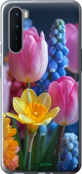 Чехол на OnePlus Nord Весенние цветы "6058u-2046"