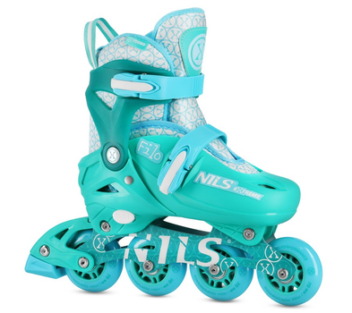 Łyżworolki Nils Extreme NA13102 M 34-37 Zielone (5907695579529)