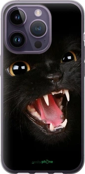 Чехол на iPhone 14 Pro Чёрная кошка "932u-2646-2452818063"