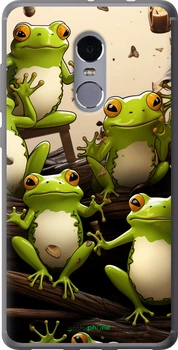 Чехол на Xiaomi Redmi Note 4 Жабки "5656t-352-70447"