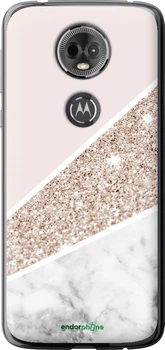 Чехол на Motorola Moto E5 Plus Пастельный мрамор "4342u-1412"