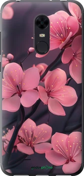 Чохол на Xiaomi Redmi 5 Plus Пурпурова сакура "6075u-1347-70447"