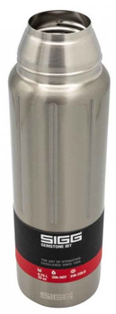 Termos Sigg Gemstone IBT Obsidian Srebrny 0.75 l (7610465873588)
