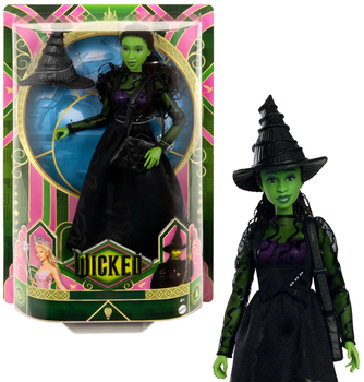 Figurka Mattel Wicked Elphaba Fashion Doll 28 cm HXT62 (194735238064)