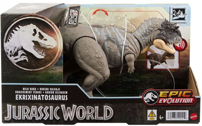 Фігурка Mattel Jurassic World Wild Roar Екриксинатозавр 15 см HTK70 (194735192410)
