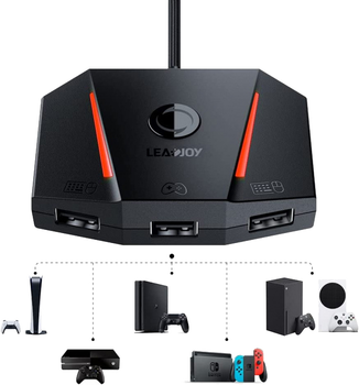 Адаптер GameSir Leadjoy VX2 AimBox Keyboard and Mouse (6975595740010) (955555906027105) - Уцінка