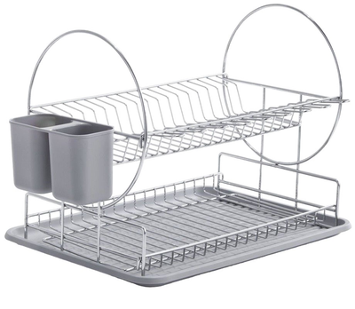 Suszarka do naczyn Zeller Szara (4003368272658) (955555907427767) - Outlet