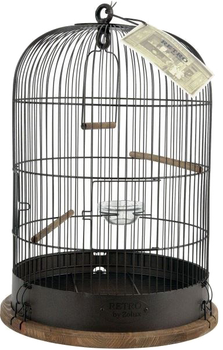 Klatka dla ptakow ZOLUX Retro Lisette czarna 34x34x47cm (DLZZOUKLA0056) (3336021048606) (955555904883566) - Outlet