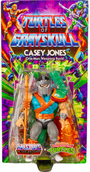 Фігурка Mattel Masters of the Universe Turtles of Grayskull Кейсі Джонс 14 см HTH16 (194735190225)