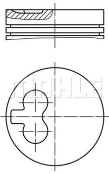 Поршень MAHLE (021 66 02)