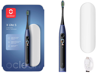 Электрическая зубная щетка Oclean X Lite Set Blue (6970810556407)