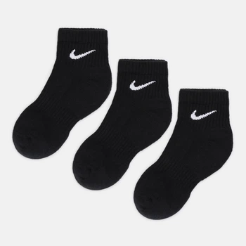 Набір жіночих шкарпеток коротких бавовняних Nike U Nk Everyday Cush Ankle SX7667-010 34-38 (S) 3 пари Чорний (888407233944)