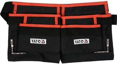 Пояс YATO с 4 карманами для инструментов и 2 петлями для молотков (YT-74001)