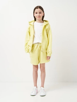 Дитячий комплект (толстовка + шорти) для дівчинки Minoti 40570JNR 92-98 см Жовтий (5063025274479)