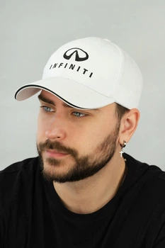 Бейсболка унисекс Braxton Infiniti 58234 56-58 Белый (58250)