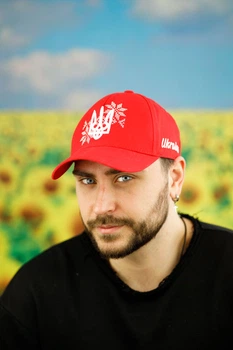 Бейсболка унисекс Braxton Україна понад усе 57462 56-60 Красный (57806)