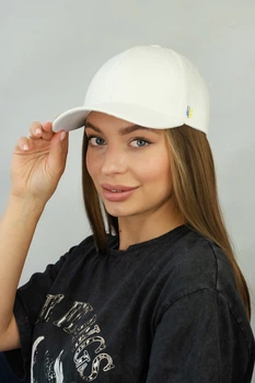 Бейсболка унисекс Braxton Символика 58137 56-60 Белый (58141)