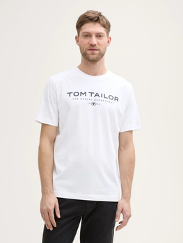 Футболка Tom Tailor Printed T-shirt XXXL Білий 1045773-20000