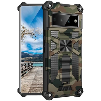 Чохол Military Shield для Samsung Galaxy S10 Plus / G975 протиударний бампер з підставкою Khaki