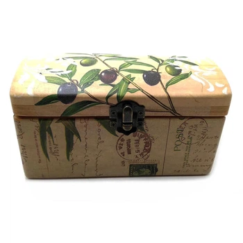 Шкатулка массив дерева Оливки 16х8х8 см (32404D)