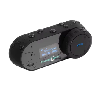 Bluetooth-мотогарнитура для шлема FreedConn T-Com SC дисплей, радио, интерком 1000 м