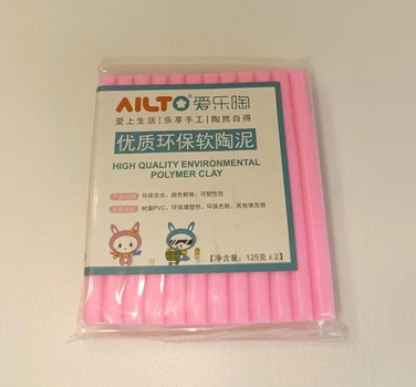 Полимерная глина AILTO #30 Светло-розовый 125г PC 30-125
