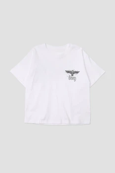 Футболка с коротким рукавом для мальчика 116 цвет белый No Brand ЦБ-00269983