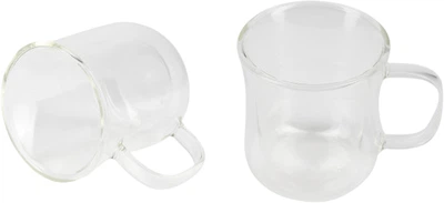 Набір склянних чашок Bergner Coffee & tea lovers 230 мл х 2 шт (BG-20115-MM)
