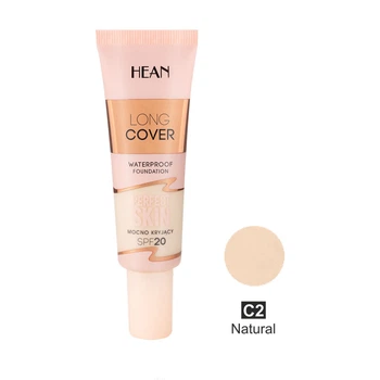 Тональна основа Hean Long Cover Waterproof Foundation SPF20 тон C2 Natural, 25 мл ( 5907474497617 )