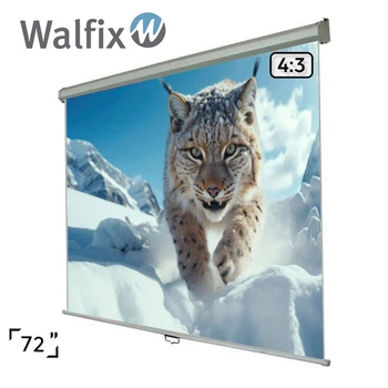 Проекционный экран Walfix SNM-1 настенный потолочный 72" 145x110см 4:3