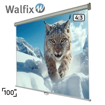 Проекционный экран Walfix SNM-3 настенный потолочный 100" 200x150см 4:3