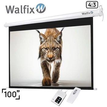 Проекционный экран Walfix TLS-3 моторизированный 100" 200х150см 4:3