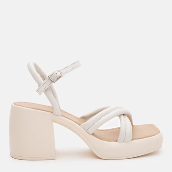 Женские босоножки кожаные Ashoes 2954/1 40 25.5 см Слоновая кость (ROZ6501005891)