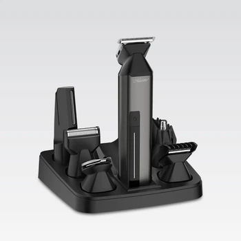 Набор для стрижки волос аккумуляторный 6 в 1 Maestro MR-660, водонепроницаемый, беспроводной