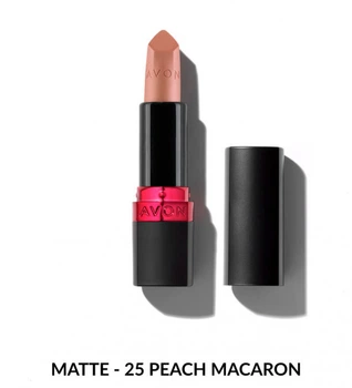 Матовая губная помада Avon «Ультра» 25 Peach Macaron/25 Персиковое печенье