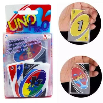 Настільна гра UNO H2O / УНО Н2О (Пластикові картки)