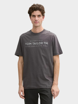 Футболка Tom Tailor MEN'S T-SHIRT XXL Темно-сірий 1045631-10899