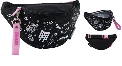 Сумка-бананка дитяча Kite Kids Monster High 27x15x6.5 Чорна (MH25-2577)