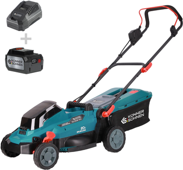 Газонокосилка аккумуляторная Konner&Sohnen KS 33LM-20V set