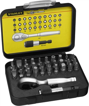 Набір біт Stanley Expert Line з магнітним утримувачем і тріскачкою 32 предмета (1-13-904) TR_1-13-904