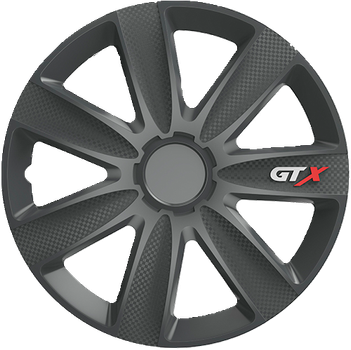 Колпаки на колеса R13 Versaco GTX Carbon Graphite графитового цвета