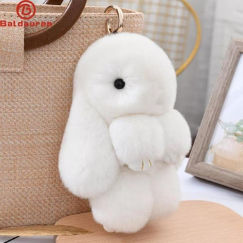Хутряний Брелок Кролик зі штучного хутра Fendi, кролик брелок зайчик, кольори в асортименті